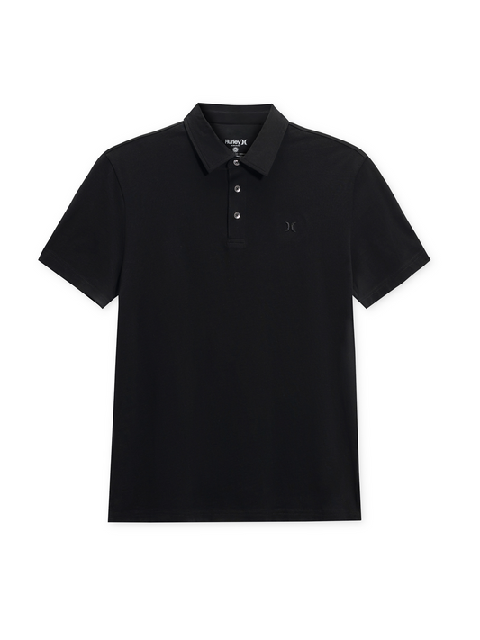 Icon Short Sleeve Polo in Black