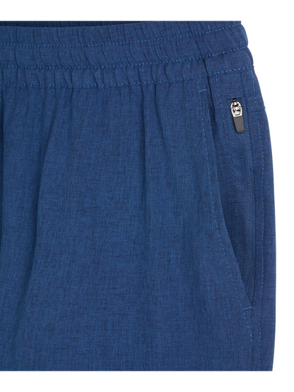 Compass Hybrid Walk Short in Dark Denim