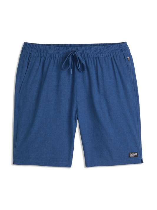 Compass Hybrid Walk Short in Dark Denim