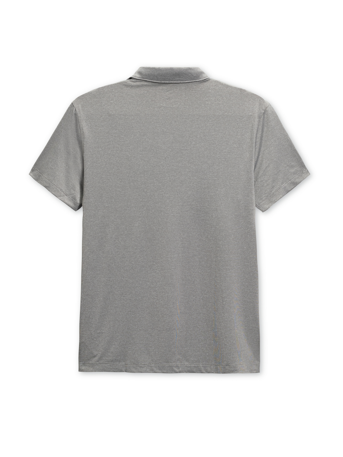 One & Only Space-Dyed Short Sleeve Polo in Black