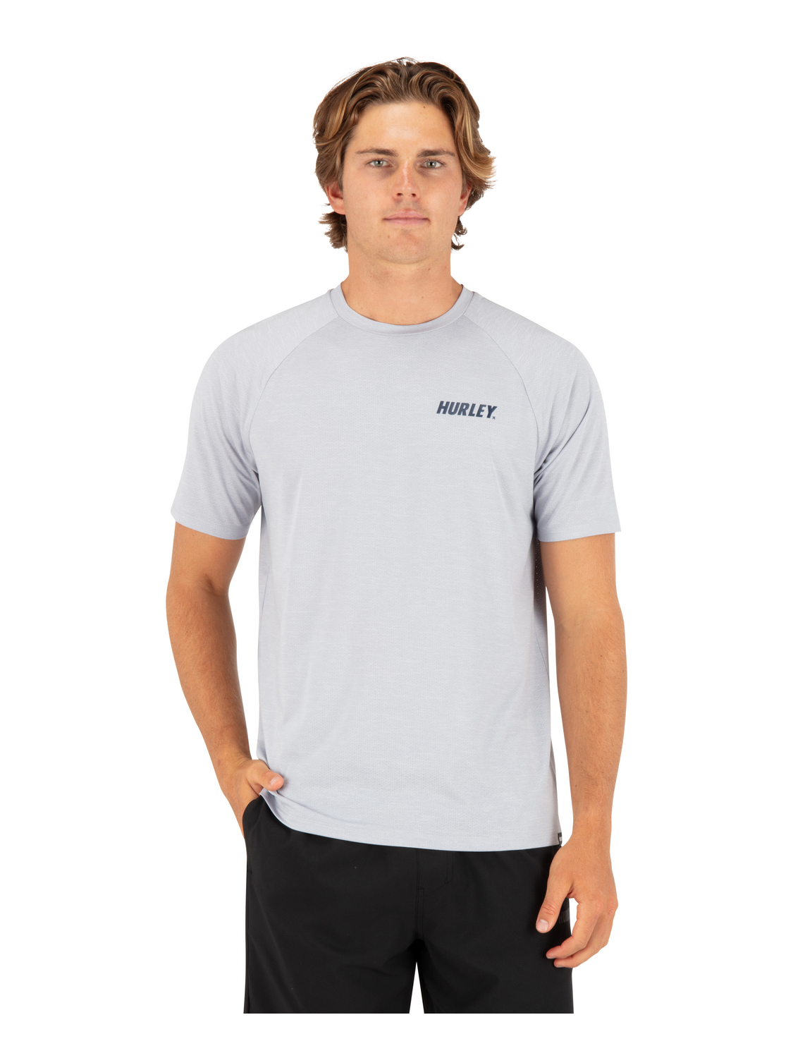 H2O Dri Outback Short Sleeve Top in Light Asteroid