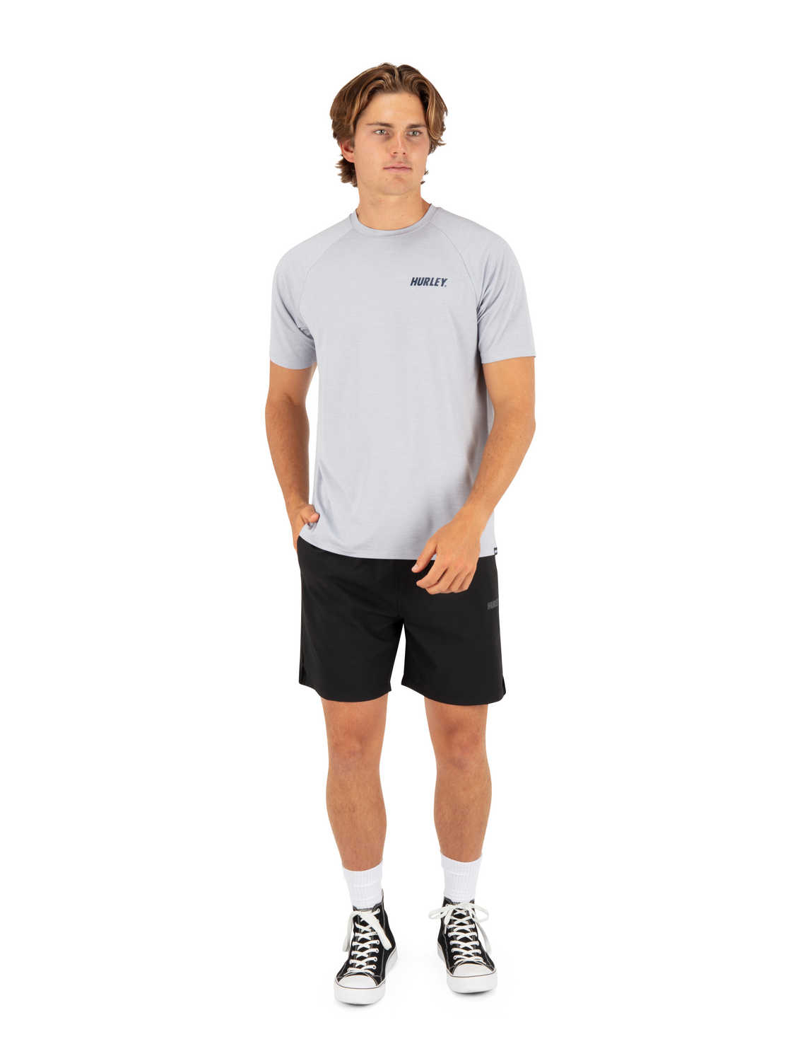 H2O Dri Outback Short Sleeve Top in Light Asteroid