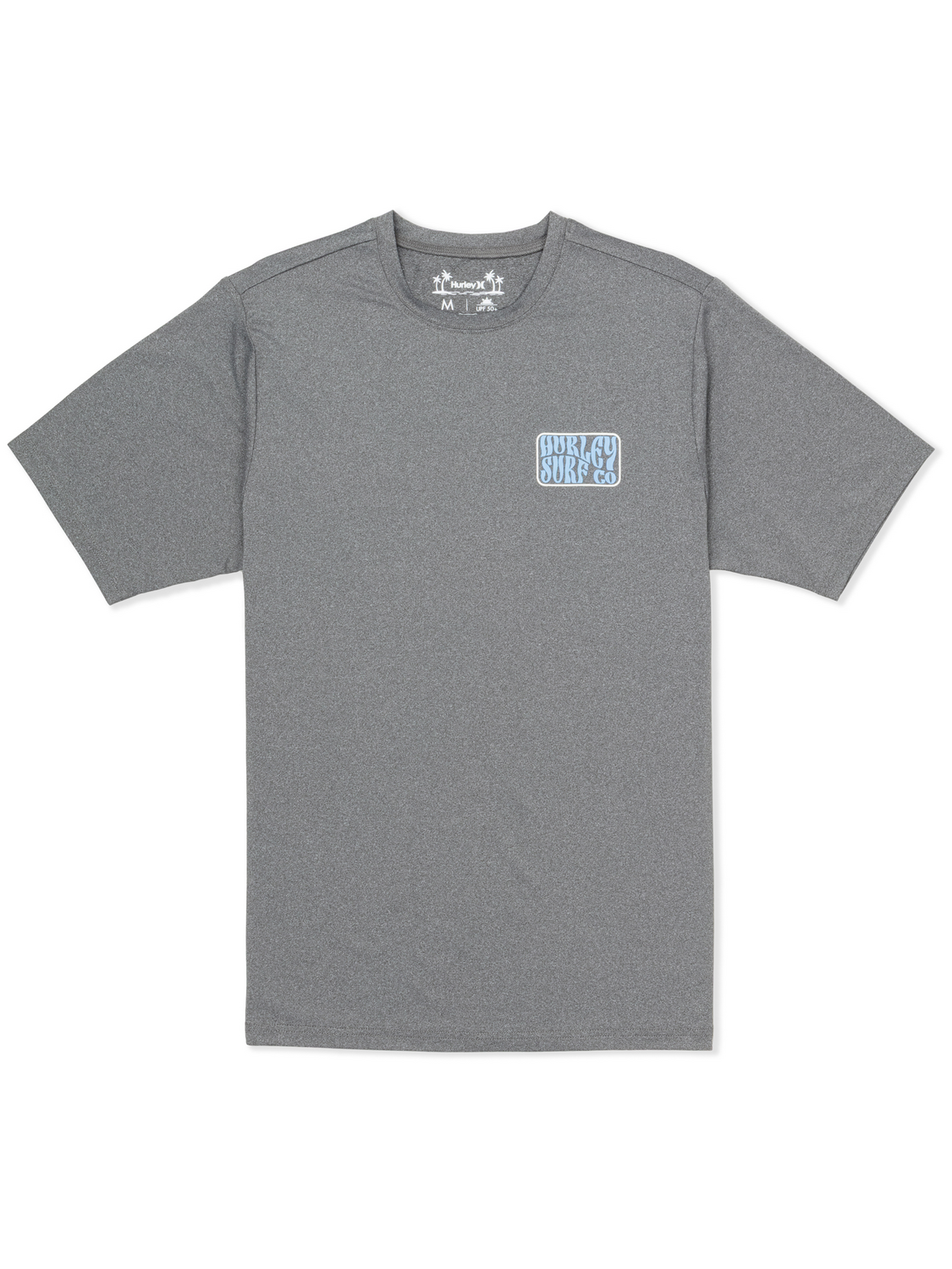 Hybrid UPF Short Sleeve in Ion Grey Heather