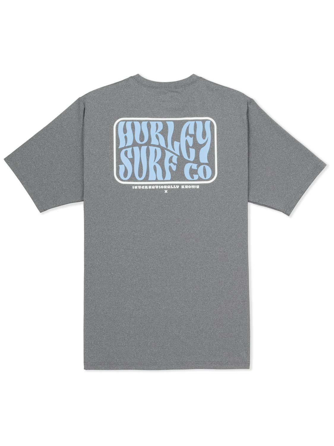 Hybrid UPF Short Sleeve in Ion Grey Heather