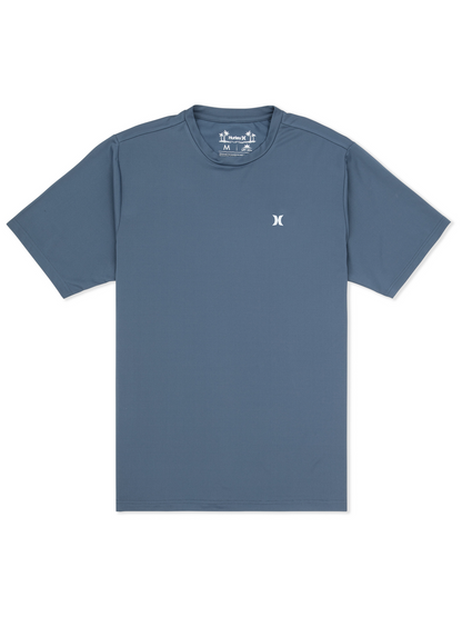 Hybrid UPF Short Sleeve in Grey Teal Combo