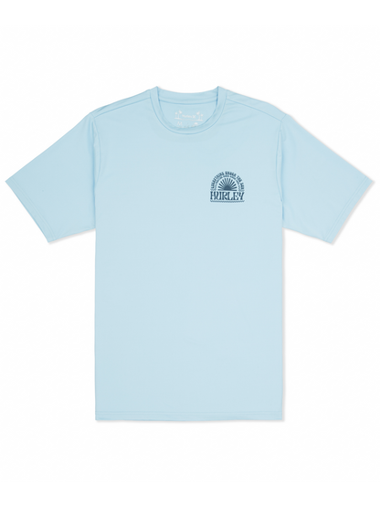 Hybrid UPF Short Sleeve in Iceland Heather