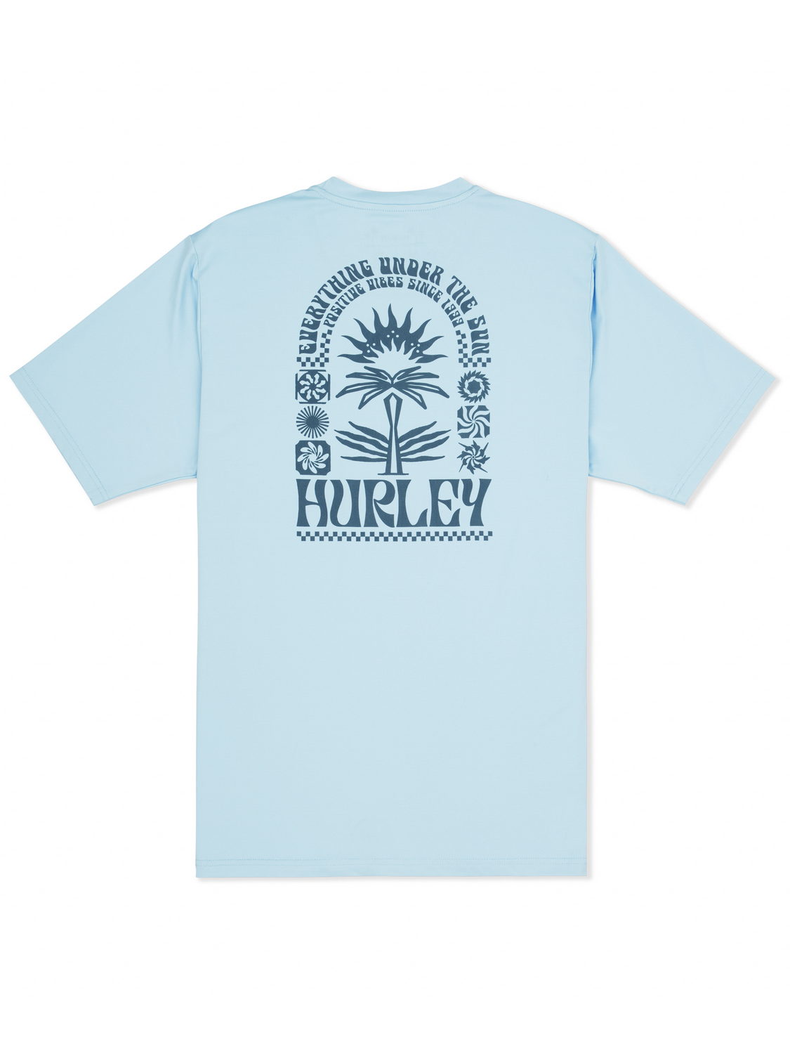 Hybrid UPF Short Sleeve in Iceland Heather