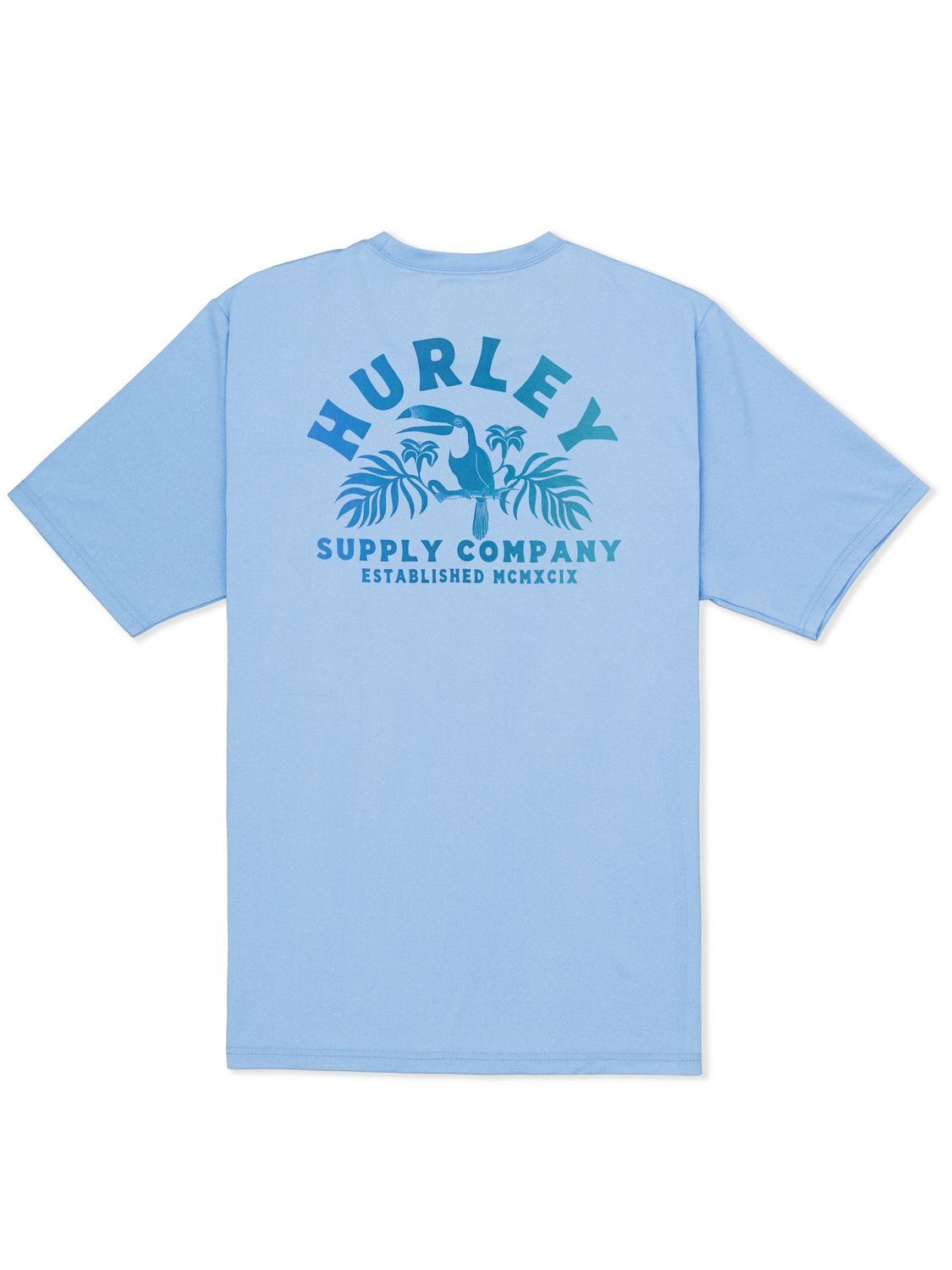 Hybrid UPF Short Sleeve in Skyline Heather