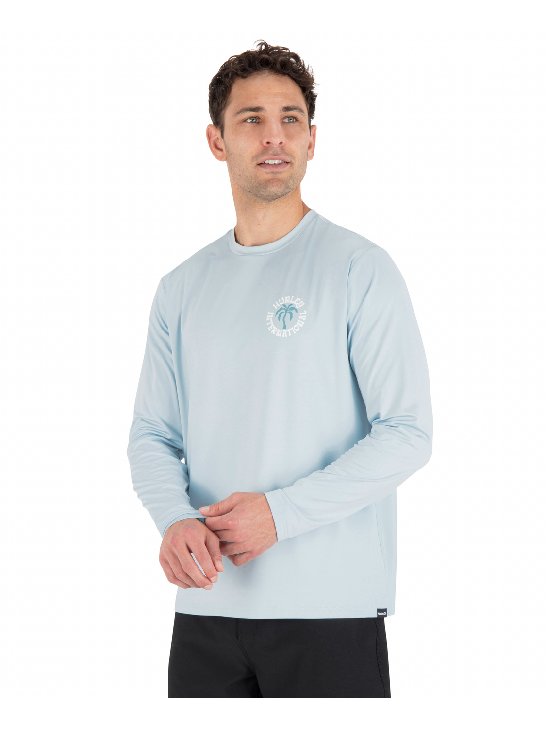 Hybrid UPF Long Sleeve in Iceland Heather