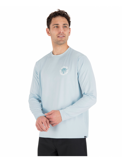 Hybrid UPF Long Sleeve in Iceland Heather