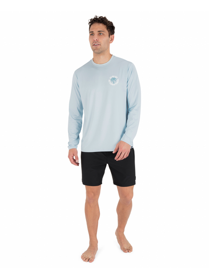 Hybrid UPF Long Sleeve in Iceland Heather