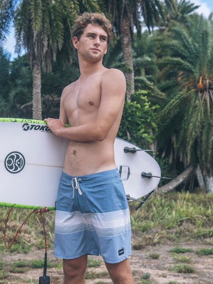 Phantom Eco Classic Slub Zip 18" in Worker Blue