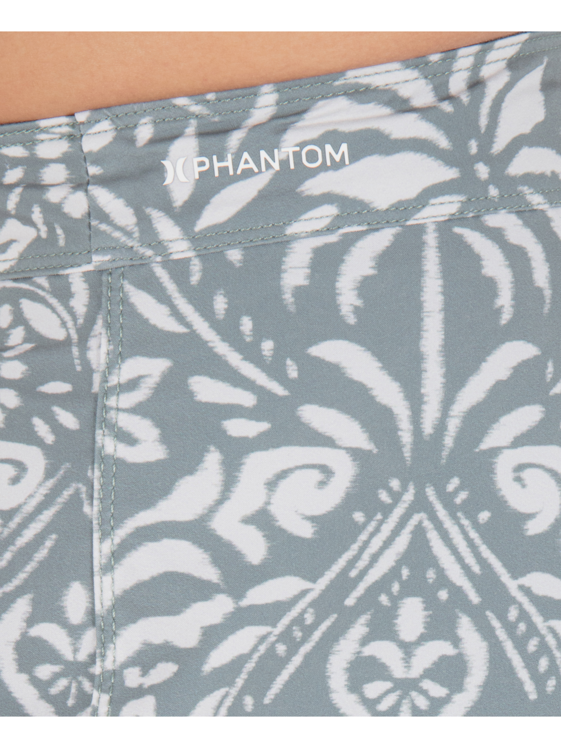 Phantom Eco Block Party Engineered Boardshort 18" in Great White