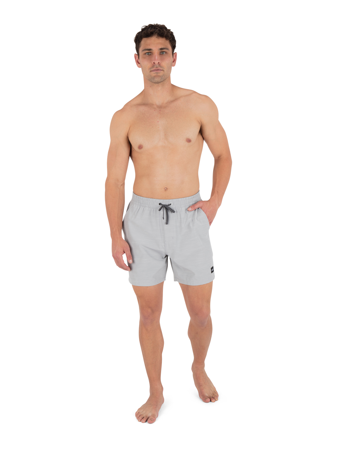 Phantom Eco Slub Lined Volley 17" in Light Stone Grey