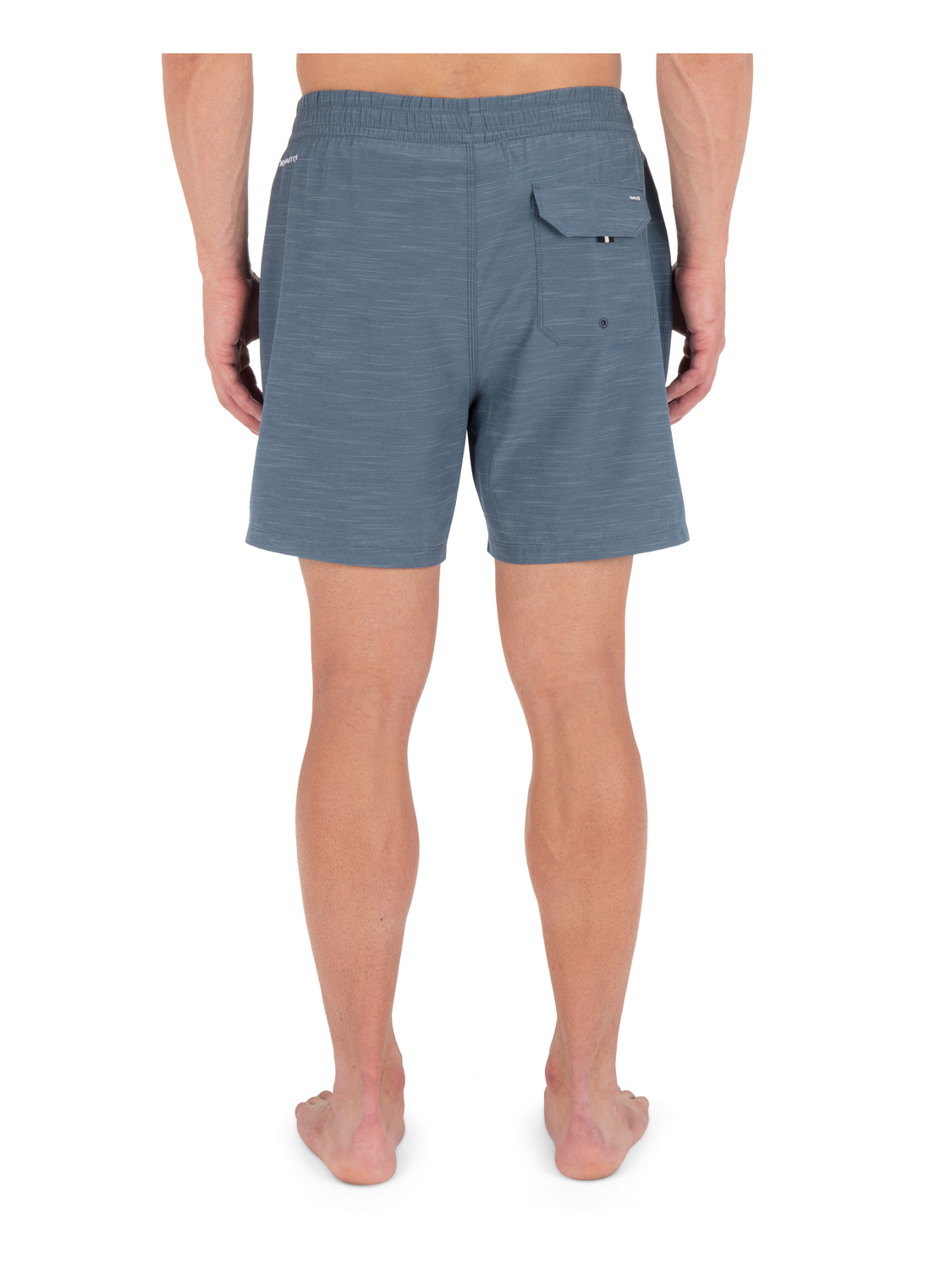 Phantom Eco Slub Lined Volley Boardshort 17" in Grey Teal