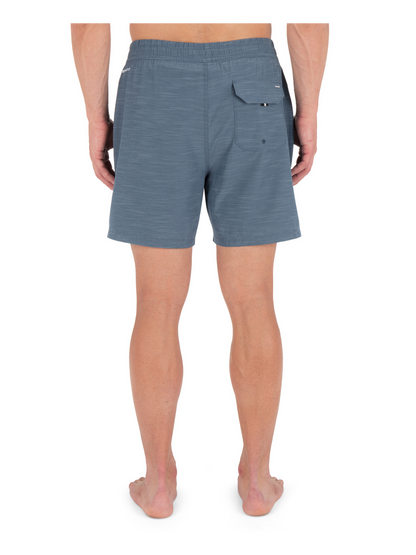 Phantom Eco Slub Lined Volley Boardshort 17" in Grey Teal