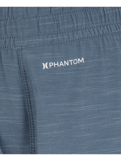 Phantom Eco Slub Lined Volley Boardshort 17" in Grey Teal