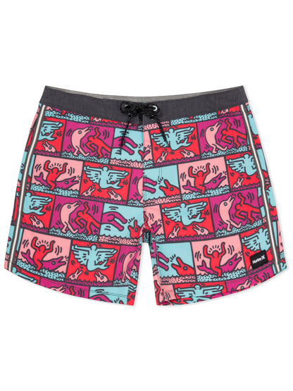 Hurley x Keith Haring Phantom Eco Sessions 16" Boardshort in Black