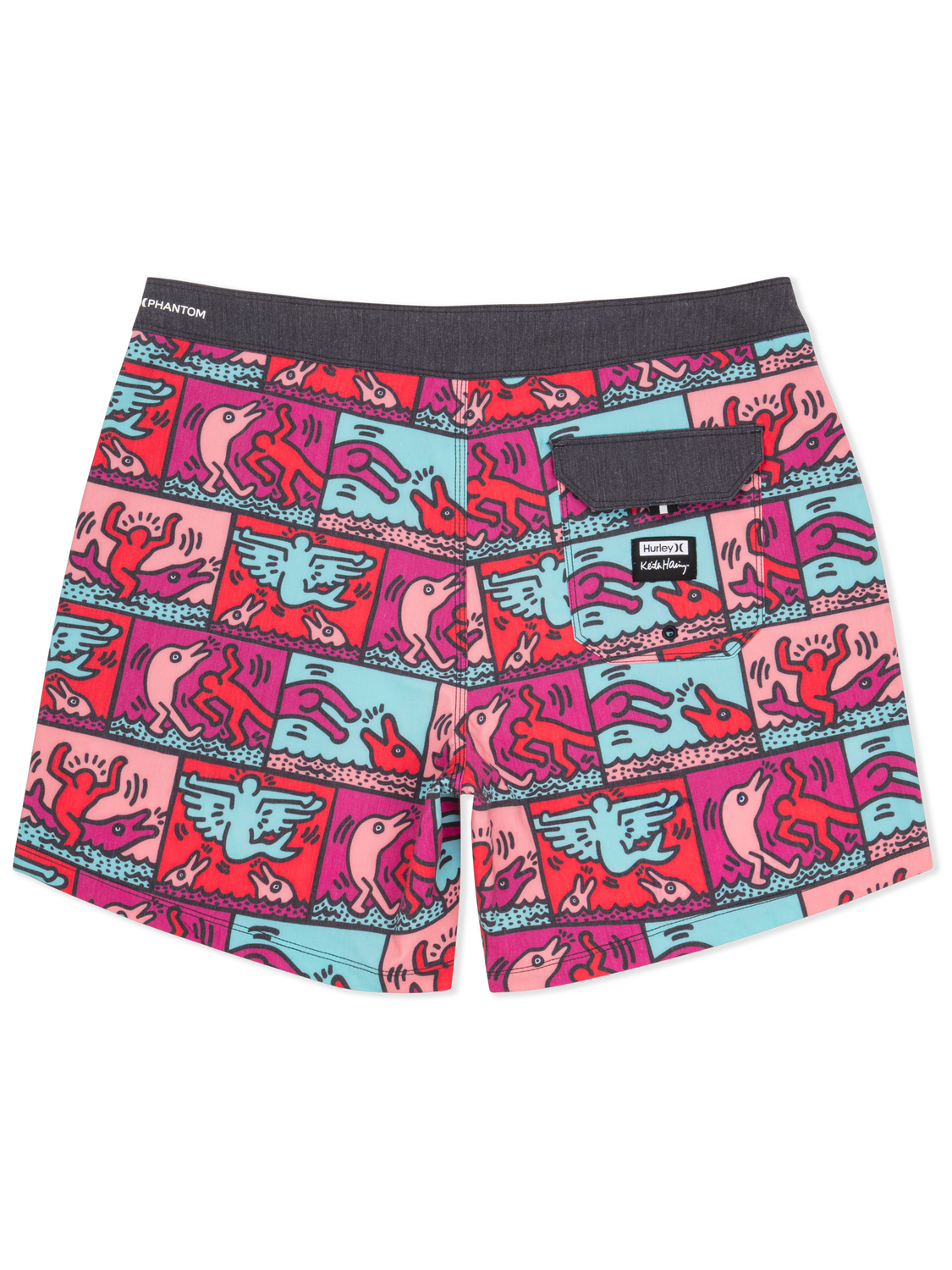 Hurley x Keith Haring Phantom Eco Sessions 16" Boardshort in Black