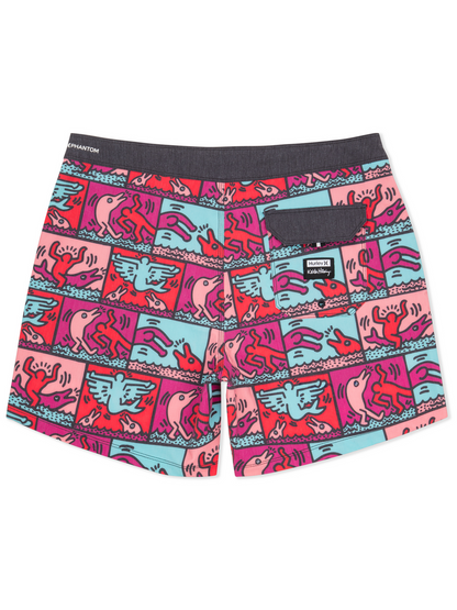 Hurley x Keith Haring Phantom Eco Sessions 16" Boardshort in Black