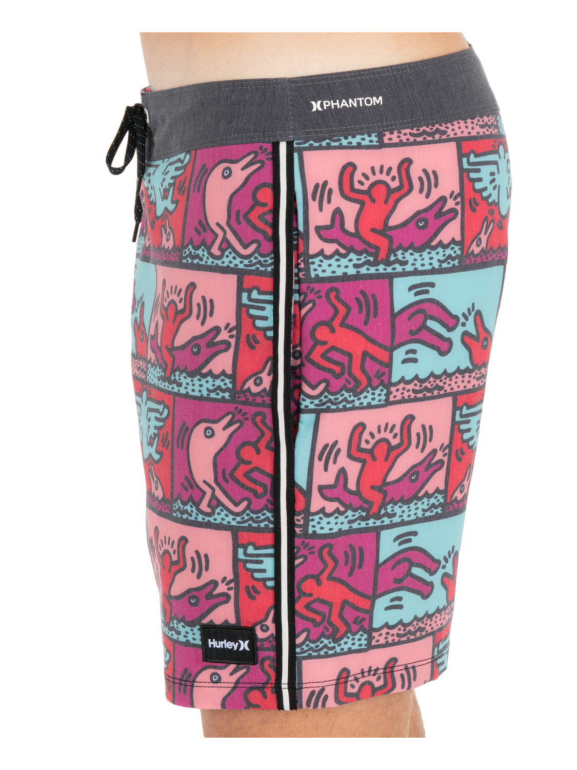 Hurley x Keith Haring Phantom Eco Sessions 16" Boardshort in Black