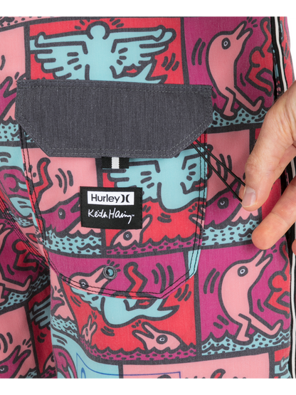 Hurley x Keith Haring Phantom Eco Sessions 16" Boardshort in Black