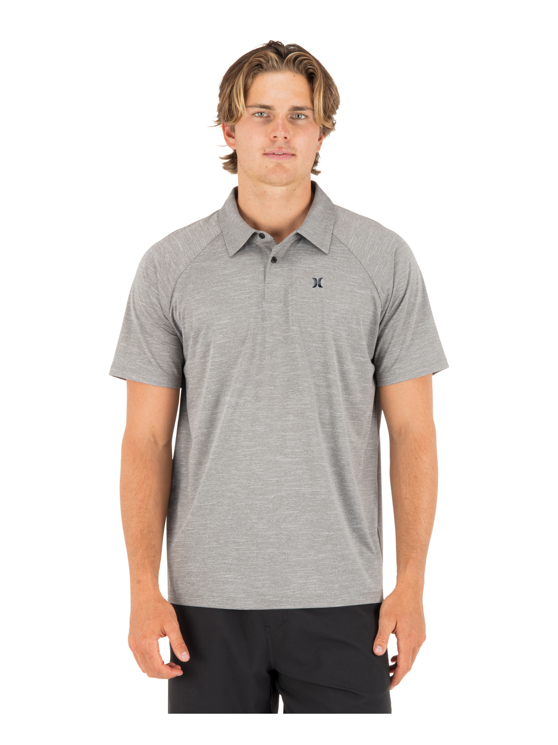 H2O Dri Outback Polo Short Sleeve in Stone Grey