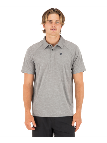 H2O Dri Outback Polo Short Sleeve in Stone Grey