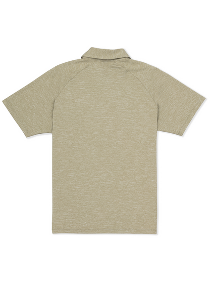 H2O Dri Outback Polo Short Sleeve in Grizzly