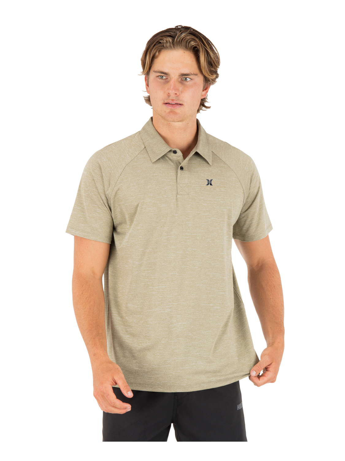 H2O Dri Outback Polo Short Sleeve in Grizzly