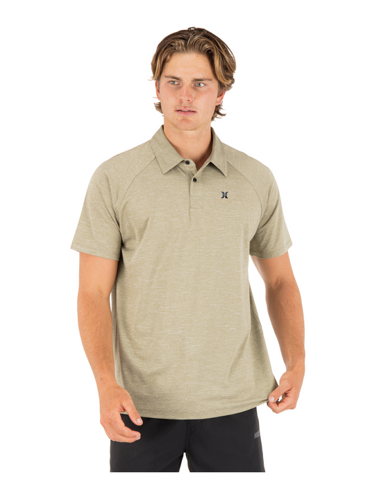 H2O Dri Outback Polo Short Sleeve in Grizzly