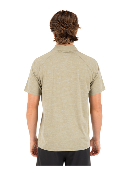 H2O Dri Outback Polo Short Sleeve in Grizzly
