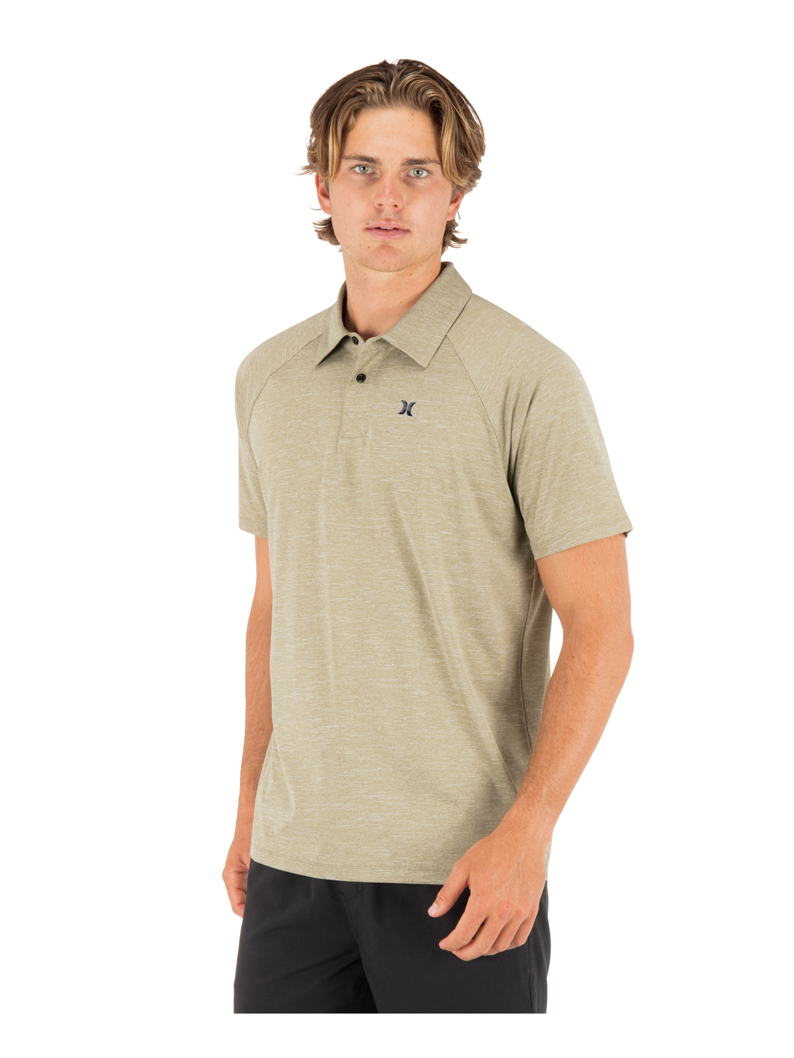 H2O Dri Outback Polo Short Sleeve in Grizzly