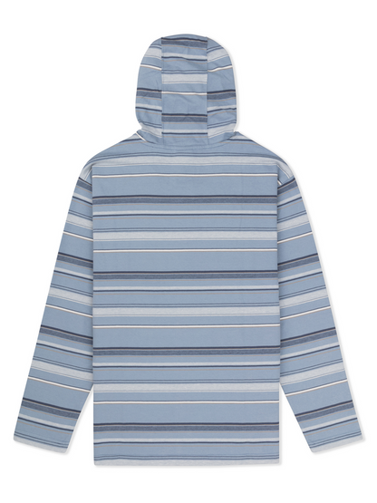 OG Hooded Poncho in Worker Blue