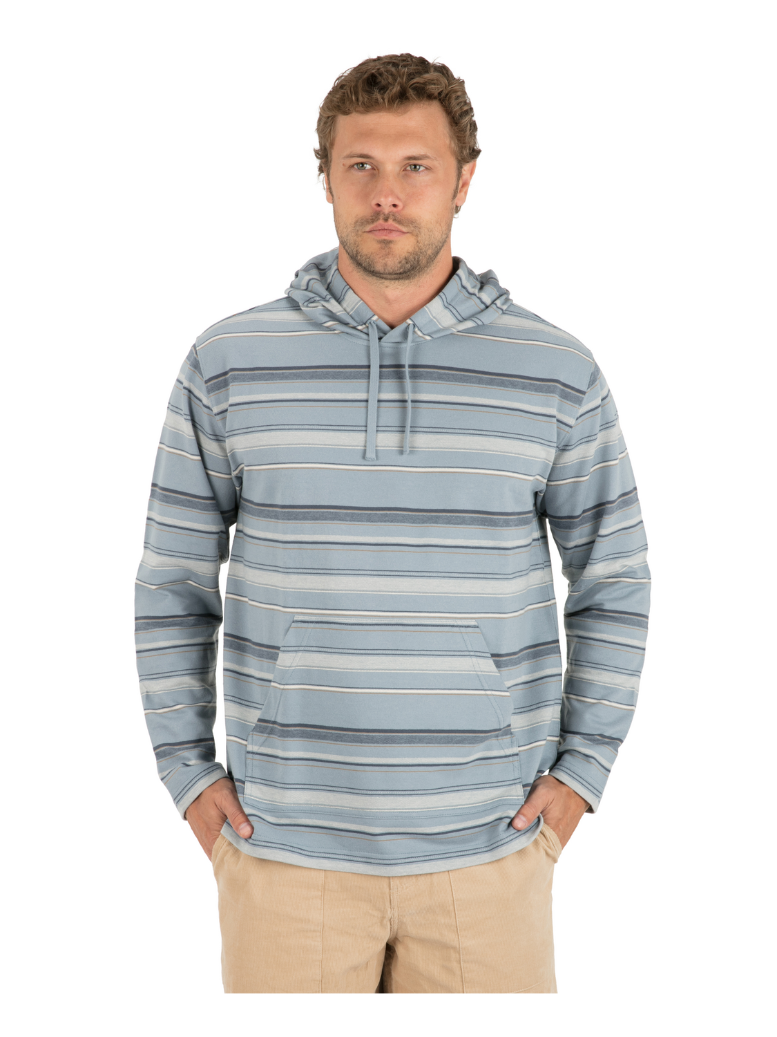 OG Hooded Poncho in Worker Blue