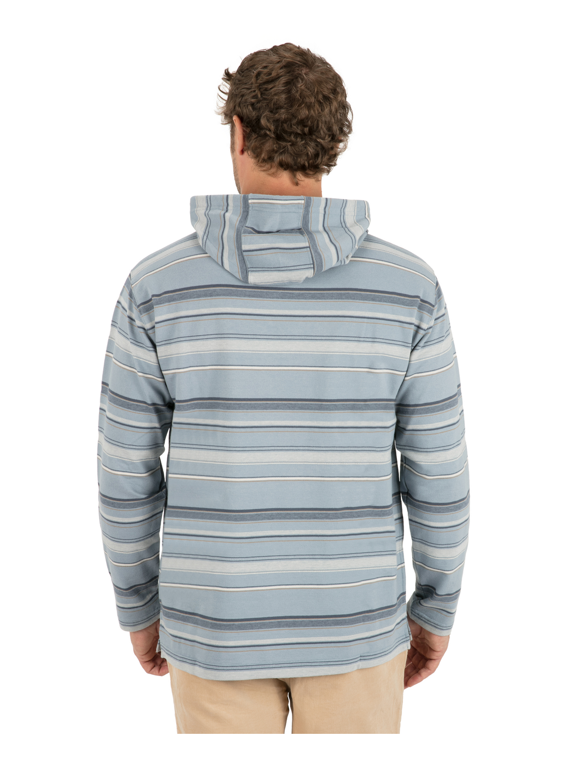 OG Hooded Poncho in Worker Blue