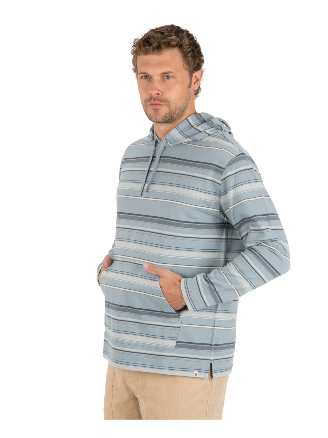 OG Hooded Poncho in Worker Blue