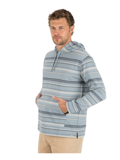 OG Hooded Poncho in Worker Blue