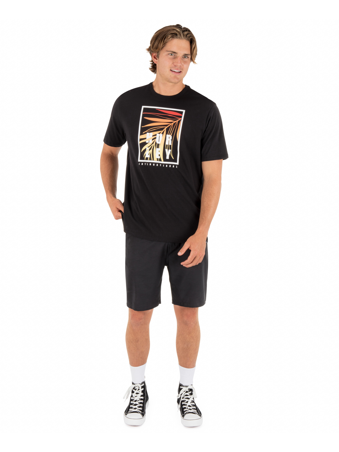 Window Tropics Short Sleeve in Black