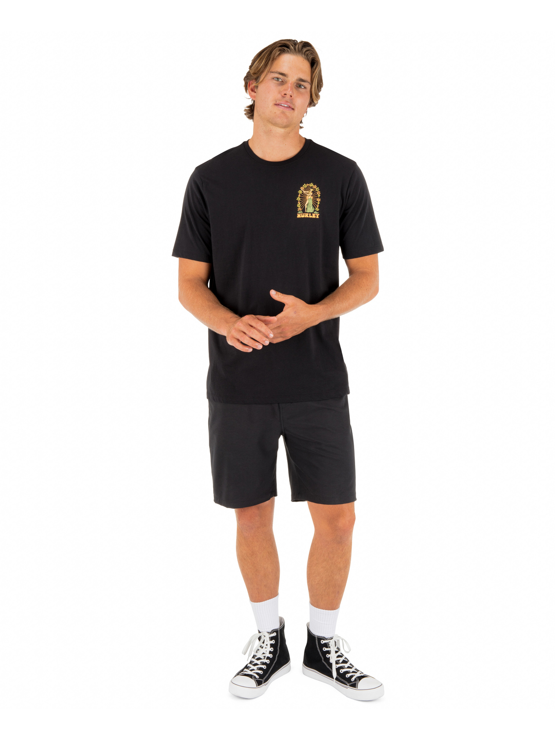 Island Time Short Sleeve in Black