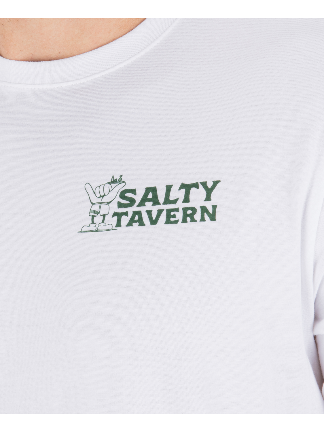 Salty Tavern Short Sleeve in White