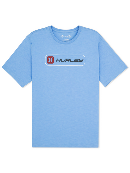 Inlined Slub Short Sleeve in Skyline