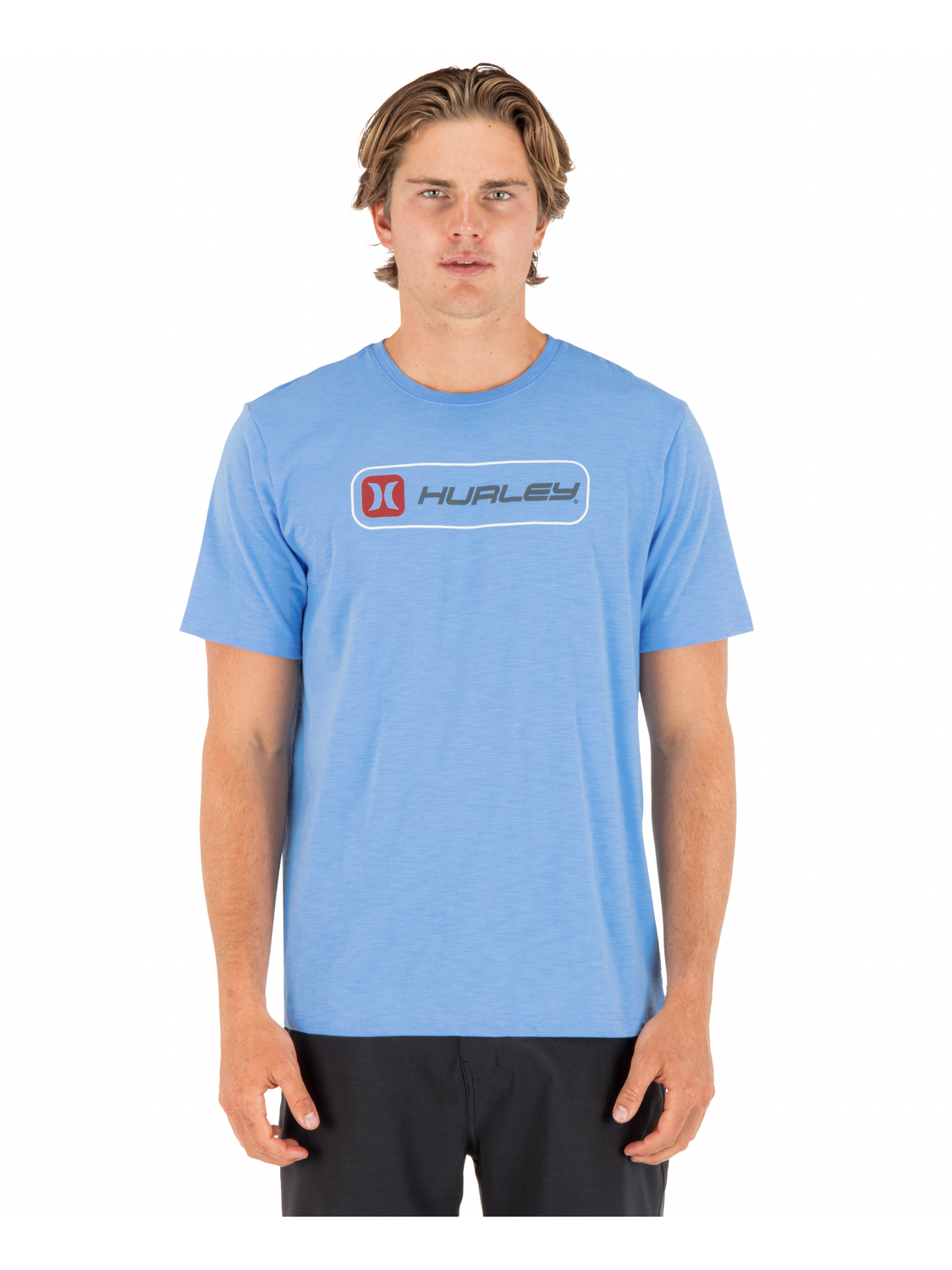 Inlined Slub Short Sleeve in Skyline