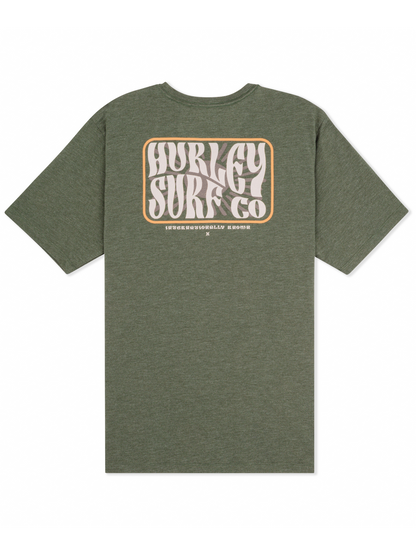 Skyline Slub Short Sleeve in Charcoal Fern
