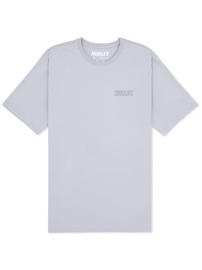 H20-Dri Fastlane Lined Short Sleeve in Light Asteroid