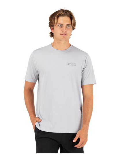 H20-Dri Fastlane Lined Short Sleeve in Light Asteroid
