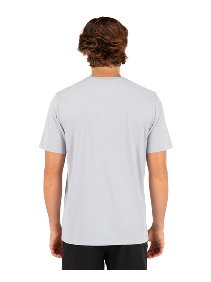 H20-Dri Fastlane Lined Short Sleeve in Light Asteroid