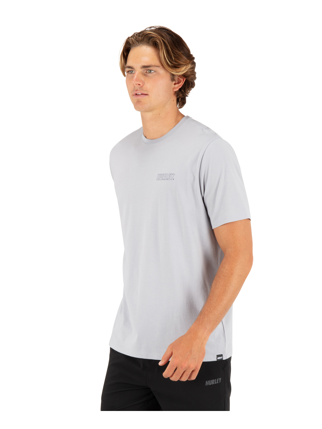 H20-Dri Fastlane Lined Short Sleeve in Light Asteroid