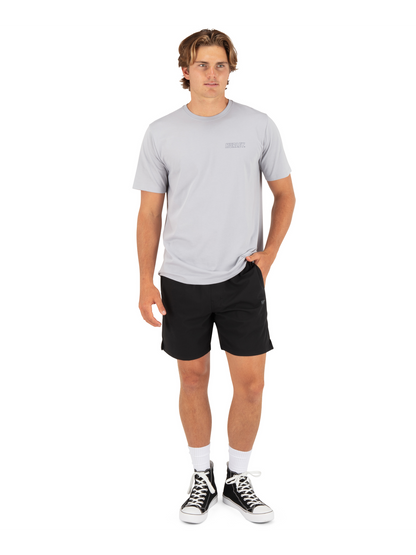H20-Dri Fastlane Lined Short Sleeve in Light Asteroid