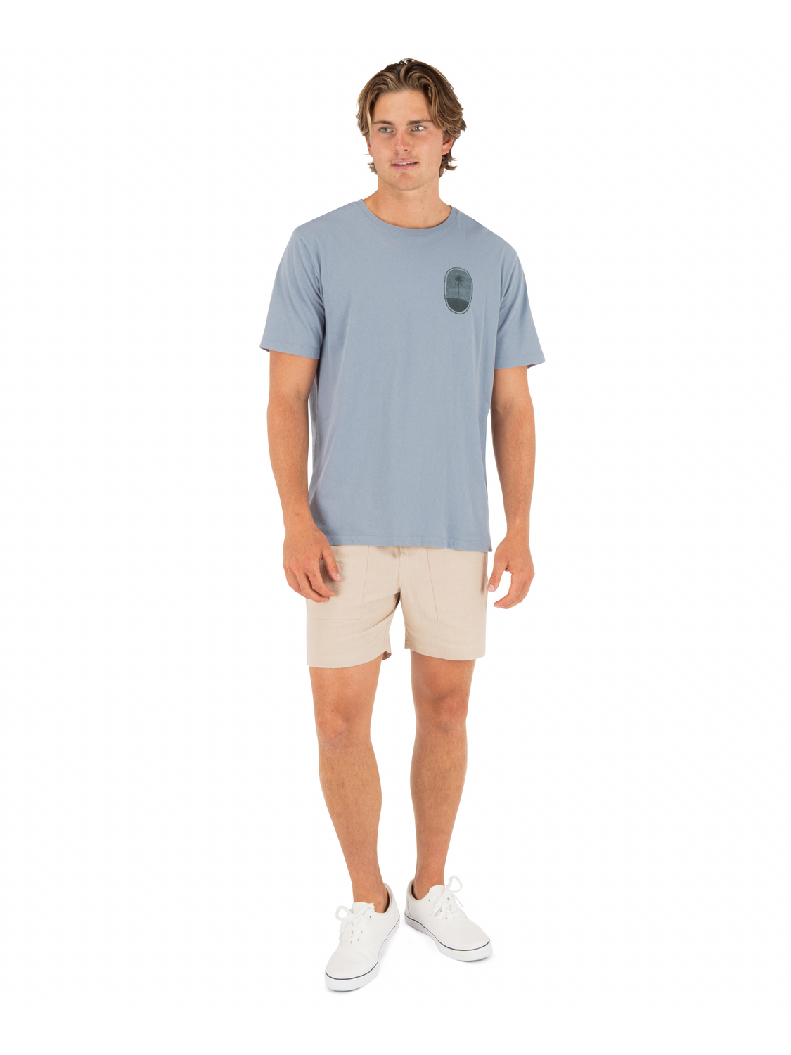 Seclusion Short Sleeve in Worker Blue